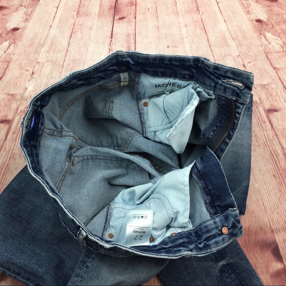 ⭐️MOTHER High Waisted Looker Jean in Loud is how I love you Size 27x29 1/2 - Picture 12 of 16